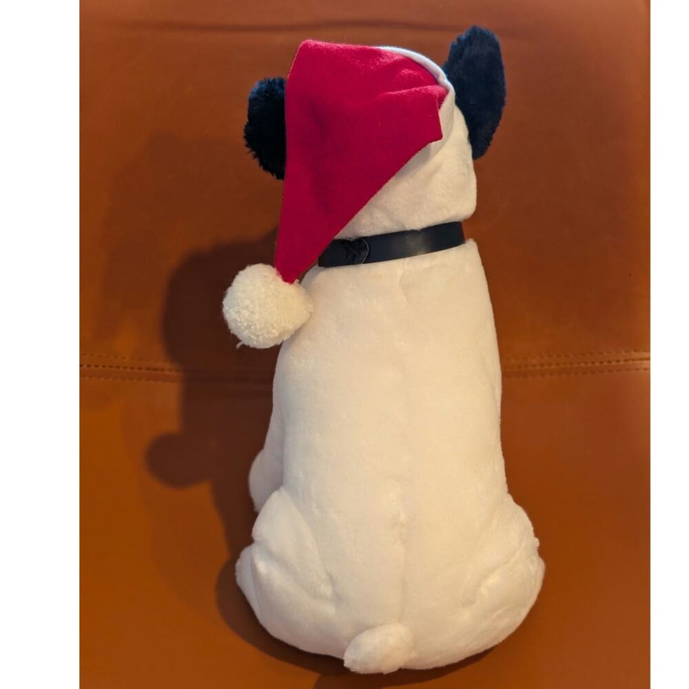 Vintage 1993 Dakin RCA Nipper Dog Plush with Santa Hat - Picture 4 of 9